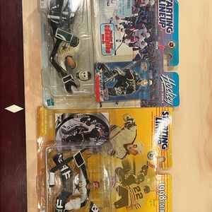 Starting Lineup Hockey Action Figures - Black and White Set